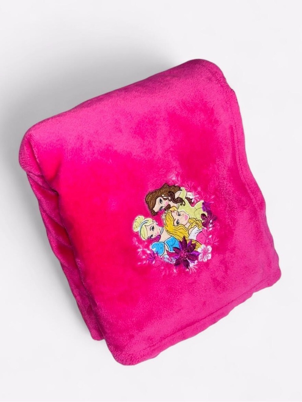 Disney Pink Plush Princesses Throw Blanket